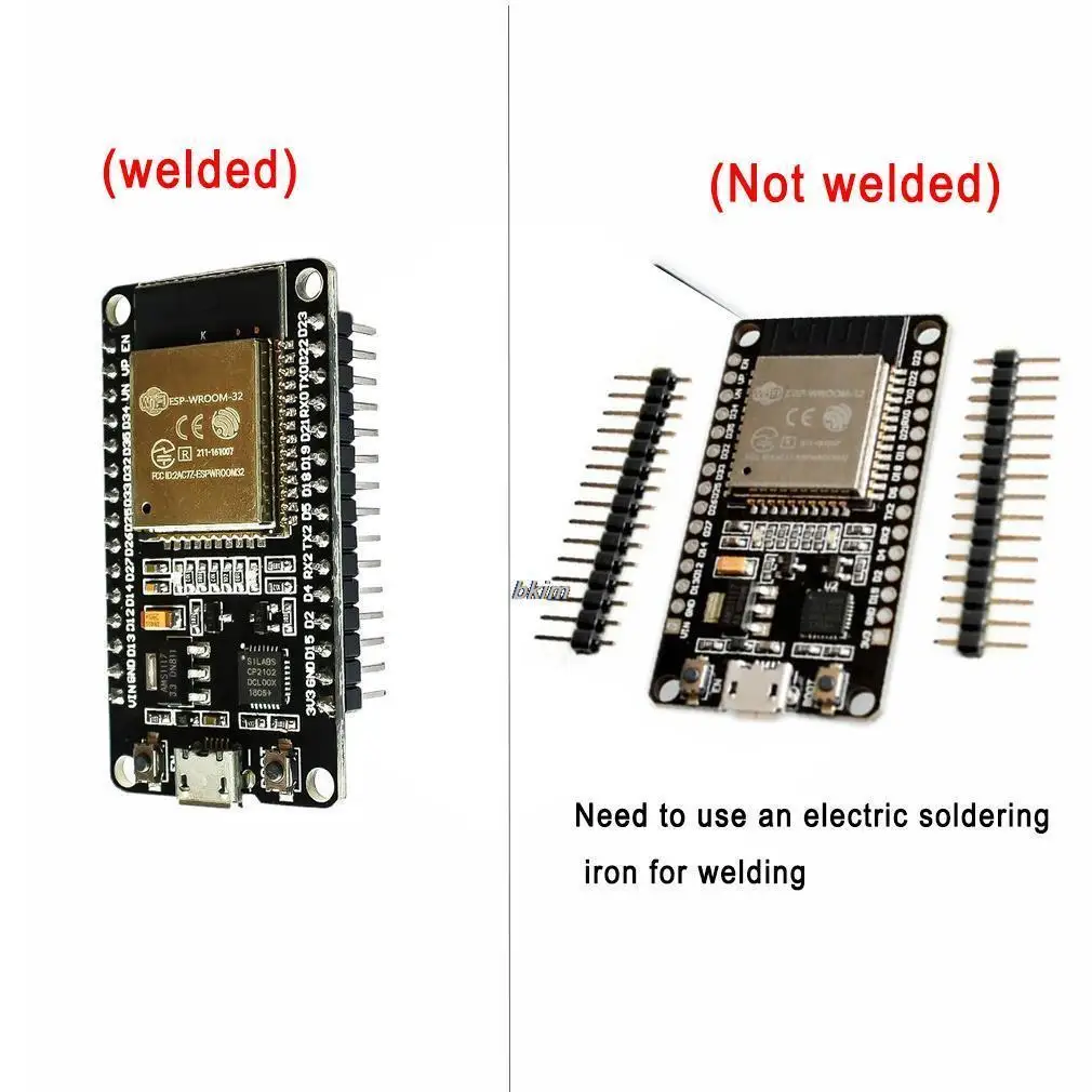 10PC ESP32 ESP-32 Development Board Wireless WiFi Bluetooth-compatible Dual Core CP2102 Wifi Module 2.4GHz RF For Arduino - купить по
