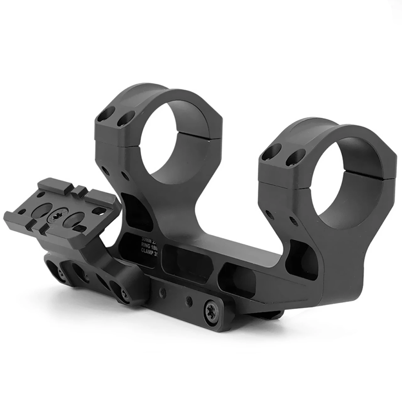 

Fast 2.05" LPVO Scope Mount 30mm Tube With T2&RMR Red Dot Sight Offset Mount Plate