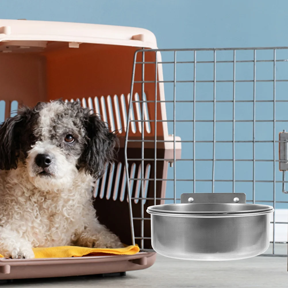 

Cat Bowl Cat Food Basin Stainless Steel Pet Bowl Hanging Dog Bowl Food Container