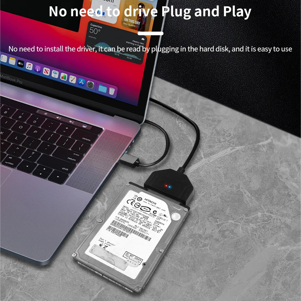 Внешний жесткий диск-ридер TISHRIC 2 5 дюйма 10 ТБ HDD SSD