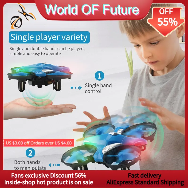 

H36 RC Mini Drone Helicopter 4CH Toy Quadcopter Drone Headless 6Axis One Key Return 360 degree Flip LED rc Toys VS H56 drones