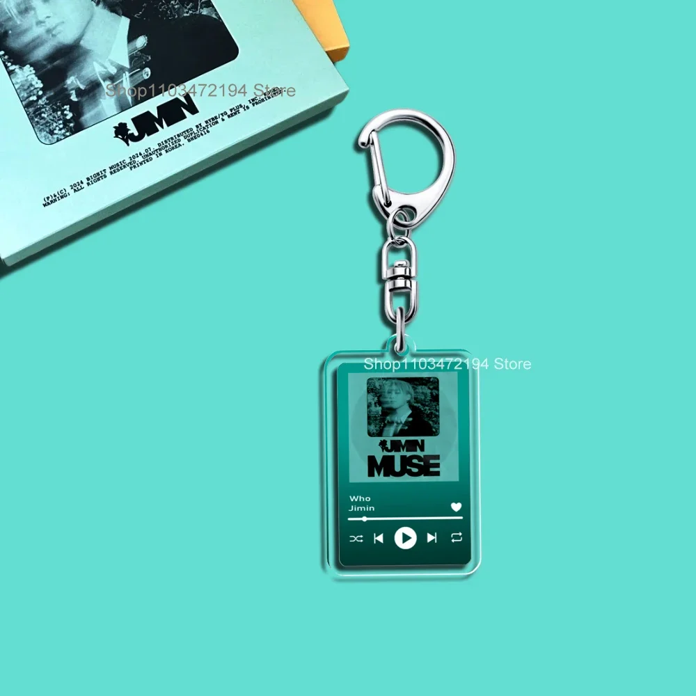 НОВЫЙ акриловый брелок для музыкального плеера Kpop ЗОЛОТАЯ МУЗЕЯ Альбом LAYOVER Agust Dds