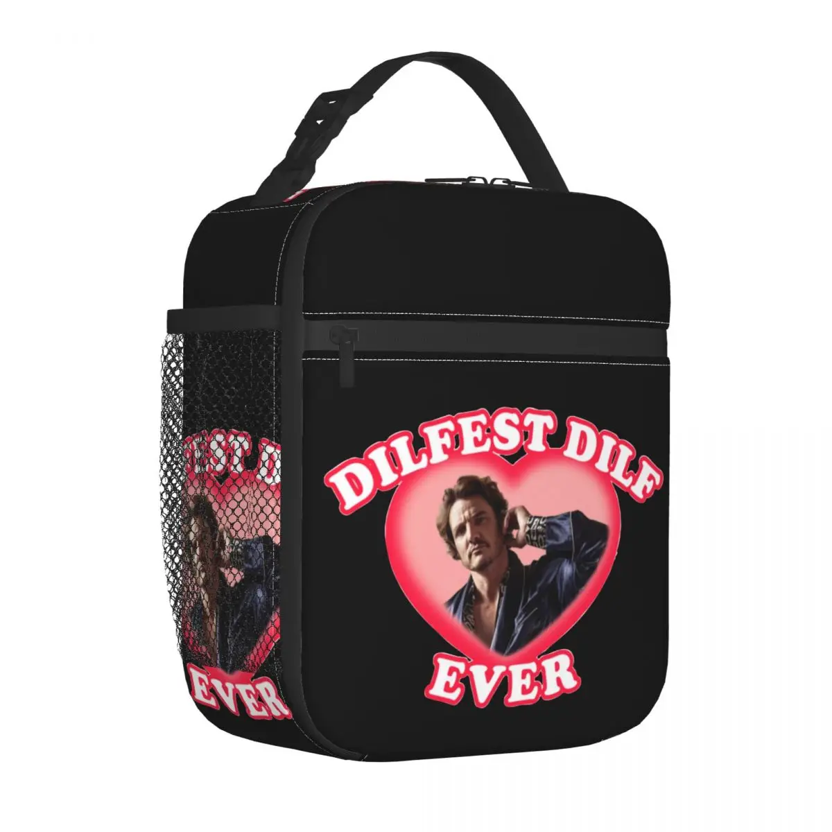 Pedro Pascal Design Insulated Lunch Bag Cooler Bag  Meal Container Leakproof Lunch Box Tote for Men Women Beach Outdoor