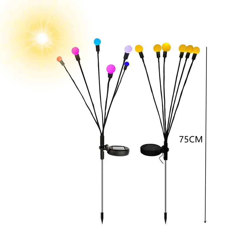 Светодиодный садовый фонарь на солнечной батарее