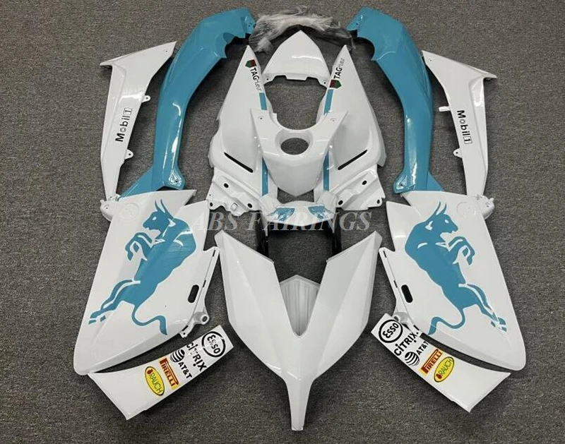 

New ABS Motorcycle Fairings Kit Fit For YAMAHA T-max 530 2015 2016 15 16 Bodywork Set Custom White Blue