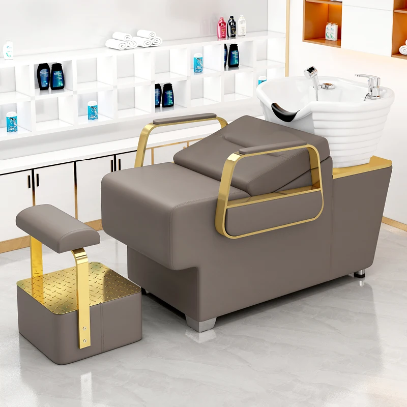 

Hair Stylist Shampoo Chair Hairdressing Beauty Professional Luxury Shampoo Chair Wash Hair Salon Friseur Stuhl Furniture XY50SC
