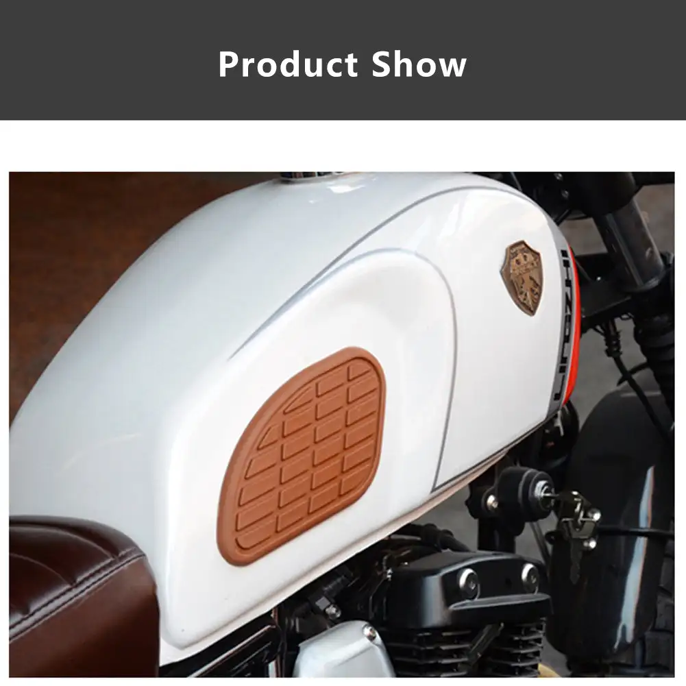 Универсальная резиновая наклейка в стиле ретро для мотоцикла кафе гоночного