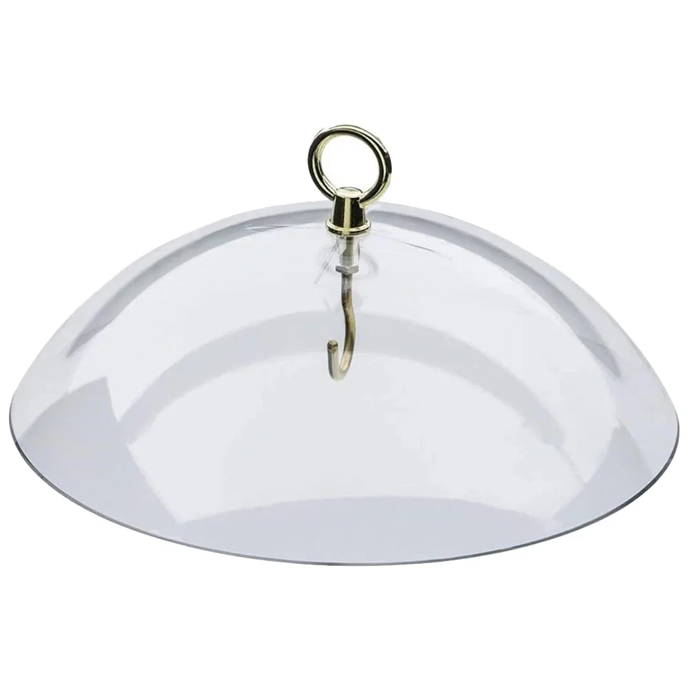 

Bird Feeder Cover Feeders Dome Baffle Squirrel Hanging Weather Rain Wild Pole Accessories Outdoor Hook Post S Shepherd