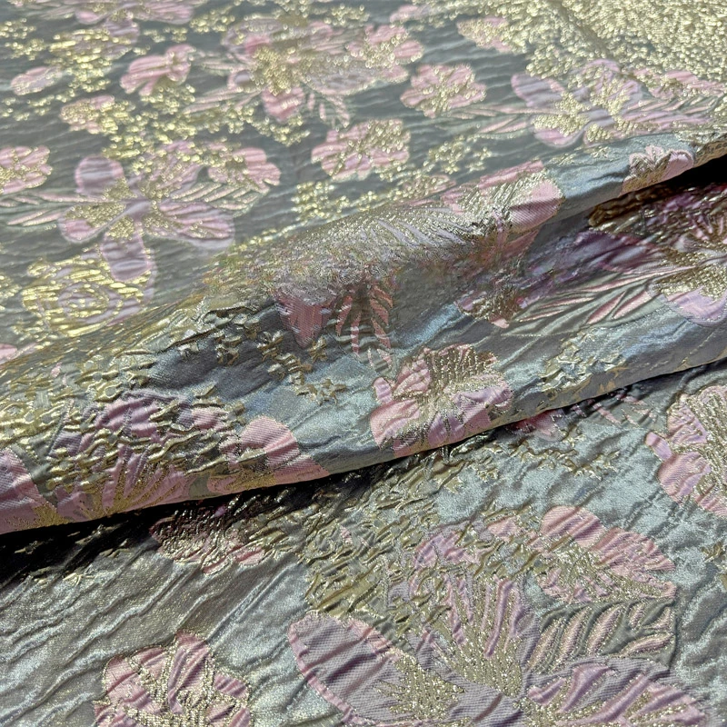 Новый китайский стиль золотая проволока трехмерный рельефный цветок цветное