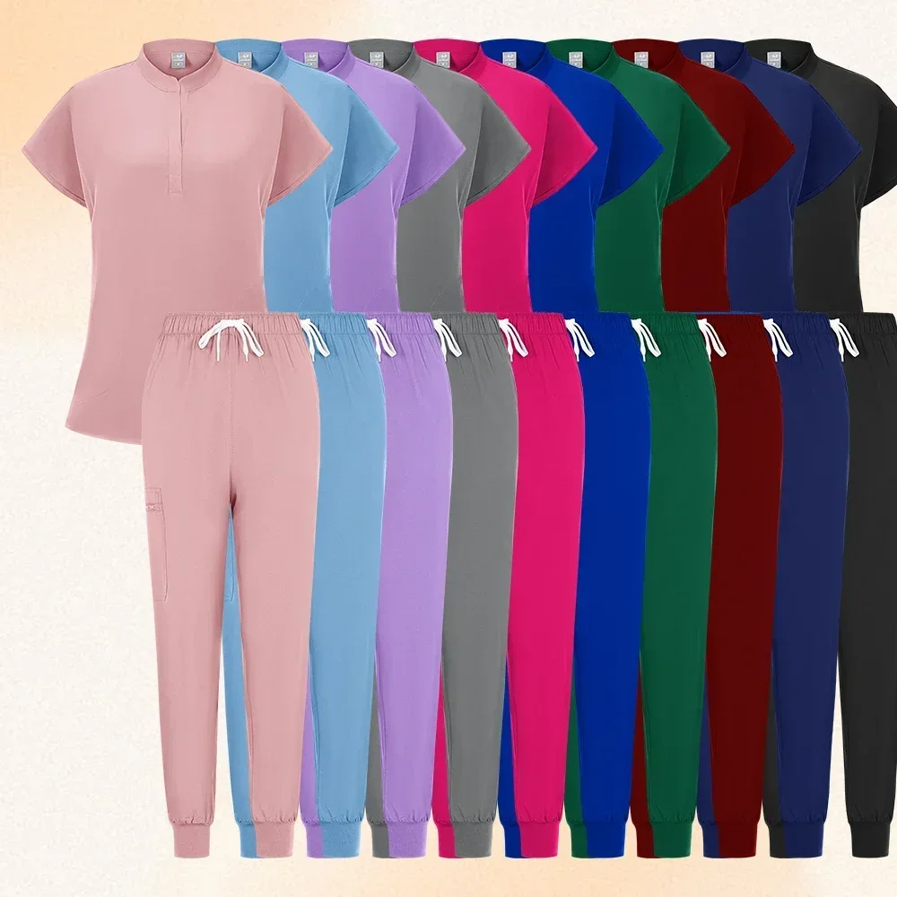 Оптовая цена набор медицинских униформ для врачей и медсестер Женская рабочая