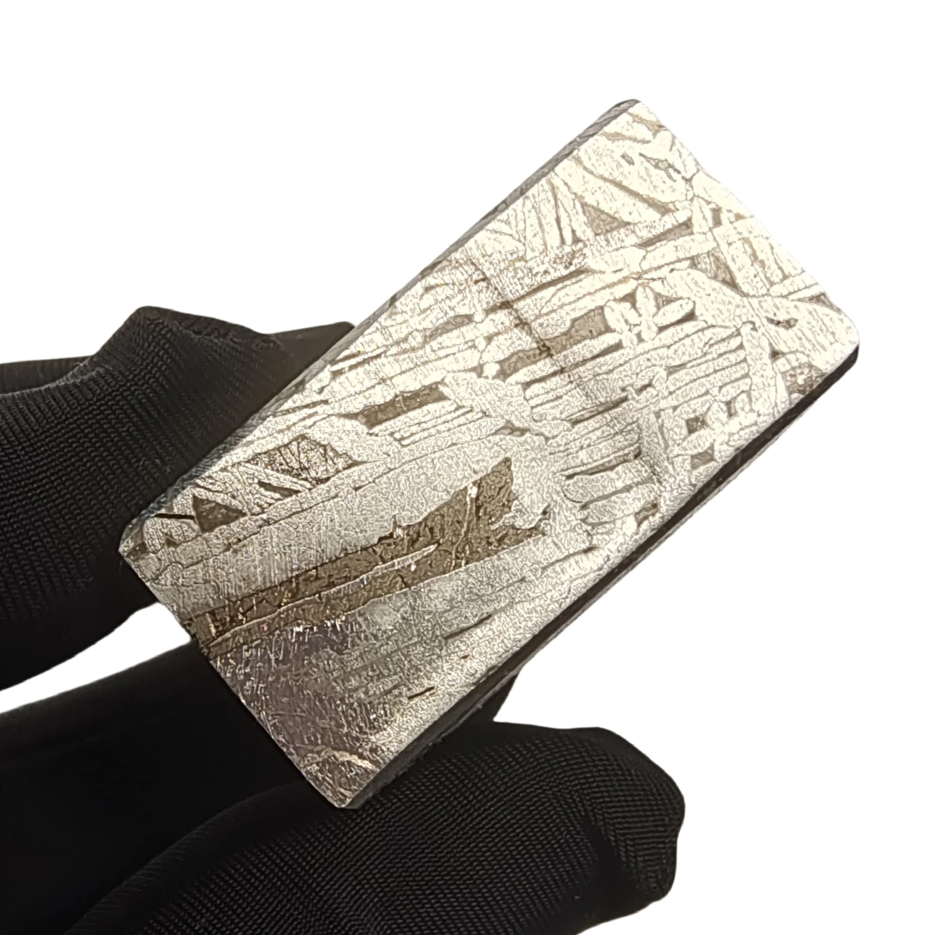 117 6 г ломтик метеорита Muonionalusta образец натурального железного коллекция -TC593