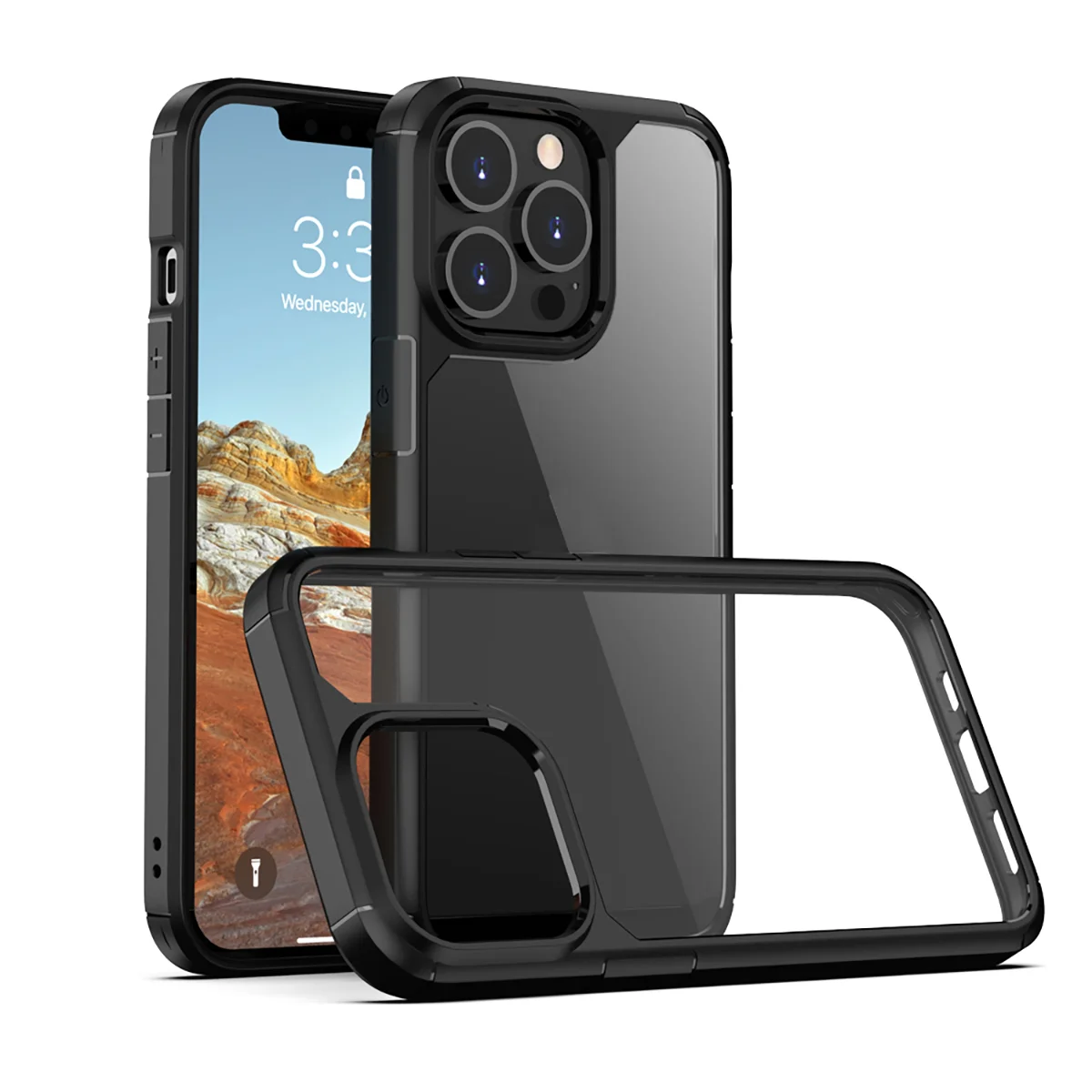 

Тонкий чехол с защитой от царапин, совместимый с iPhone 13 Pro Max