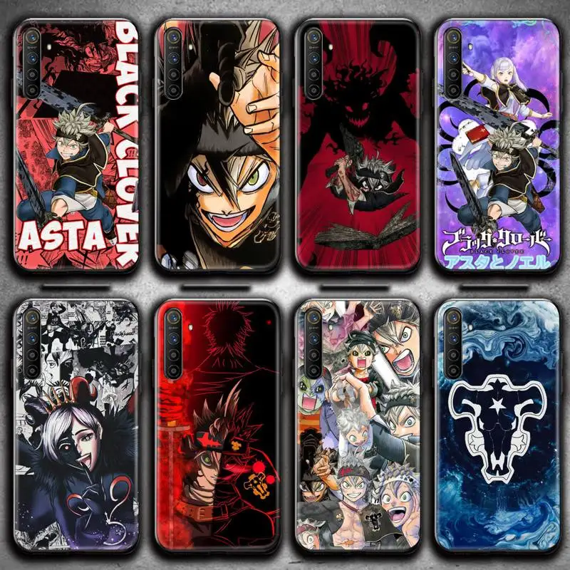

Anime Black Cover Asta Phone Case For OPPO Realme 6 Pro C3 5 Pro C2 RENO2-Z A11X XT
