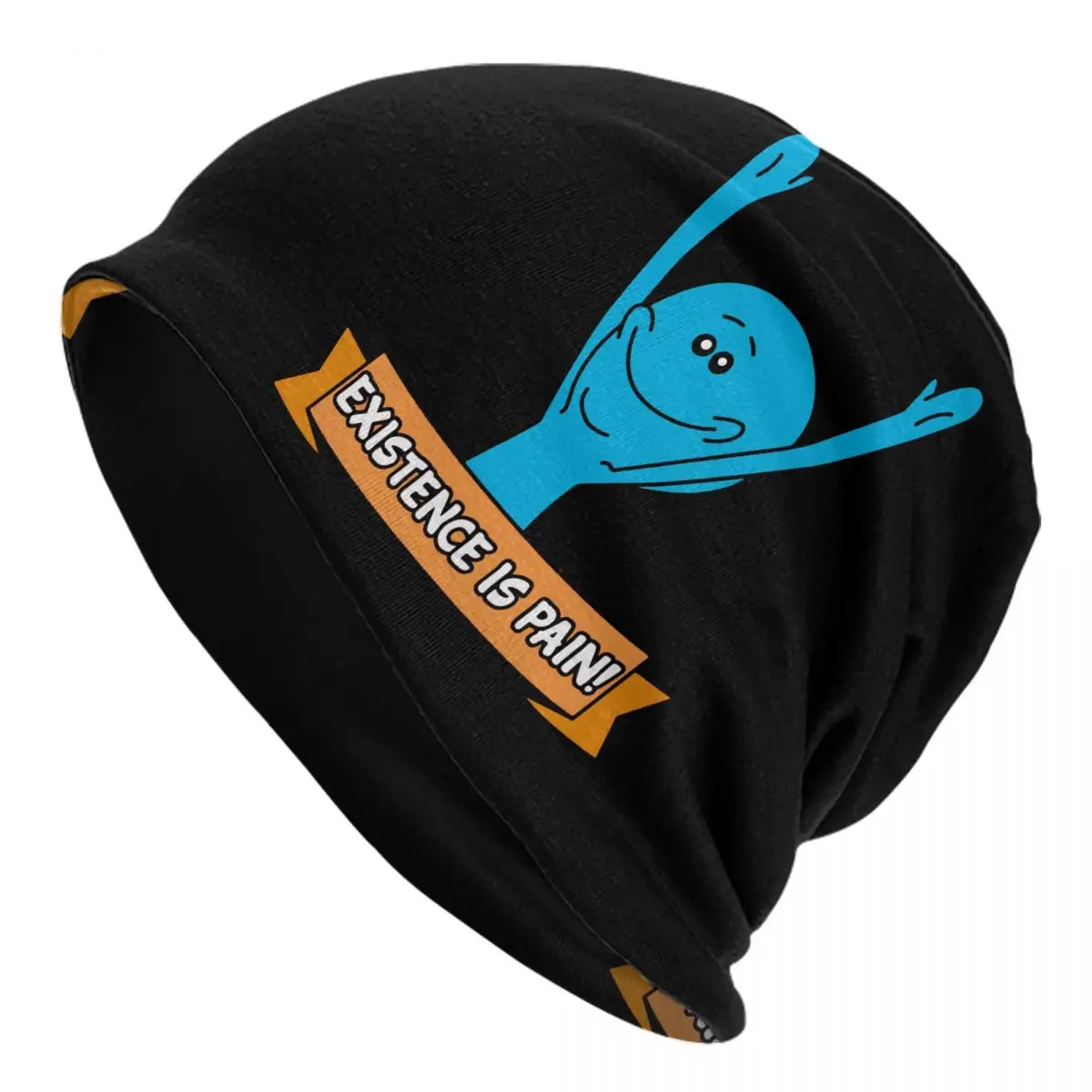Meeseeks облегающие шапки, Женская облегающая шапочка, мужские винтажные вязаные шапки для улицы, Женская облегающая шапка
