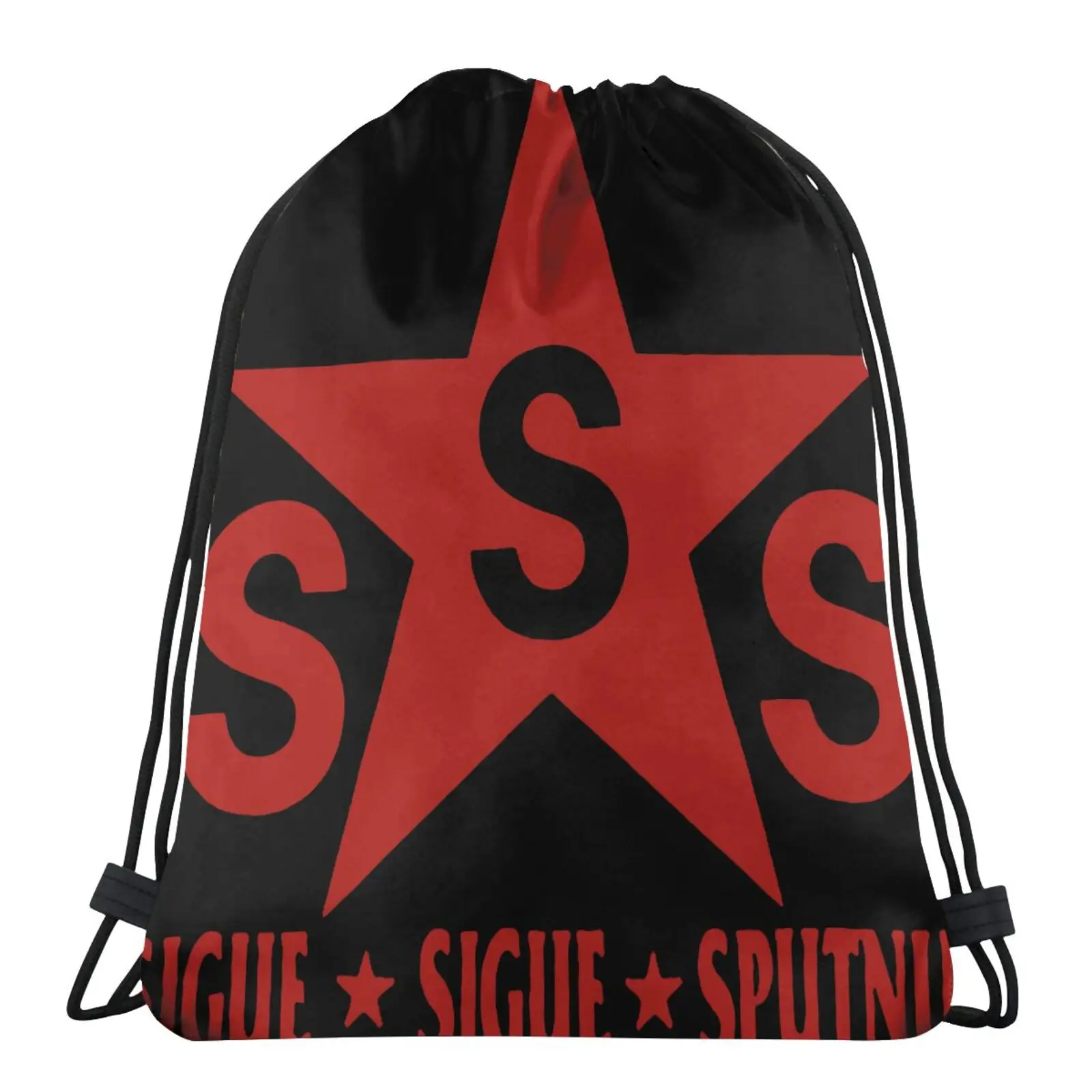 

Sigue Sputnik электронная волна мужской рюкзак сумка для макияжа мешок для пыли сумка-шоппер упаковочные сумки для женщин мужчин сумка на шнурке