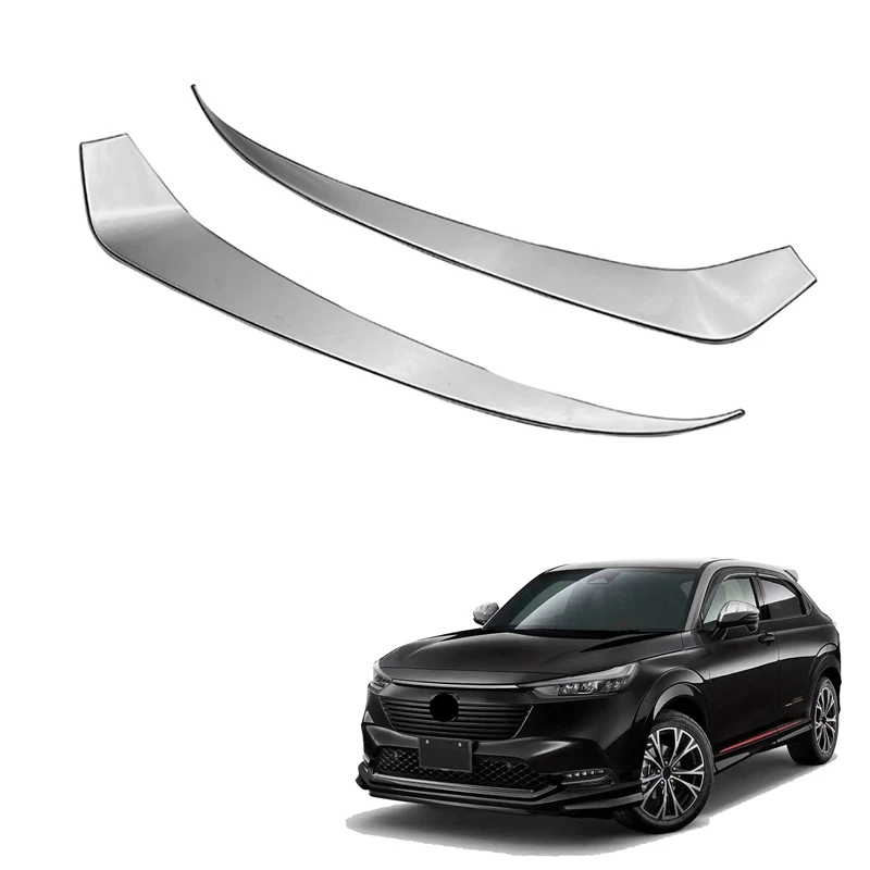 Накладка на переднюю фару для Honda HRV HR-V Vezel 2021 2022 ABS Chrome