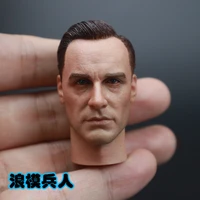 16 male soldier head sculpture head carving model for 12 action figure body dolls
