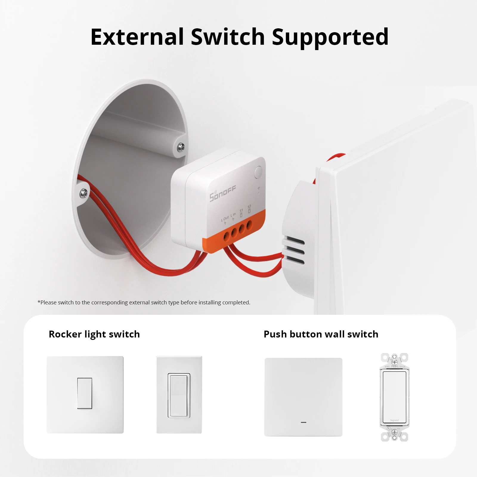 SONOFF ZBMINIL2 не требуется нейтральный провод умный дом Zigbee MINI 2-ходовой переключатель