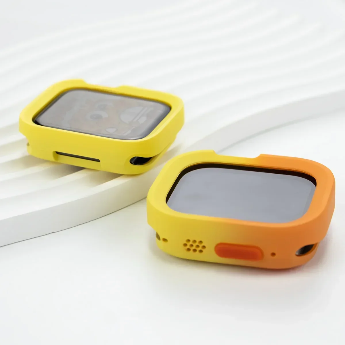 Фото Мягкий силиконовый чехол Candy для Apple Watch Cover 46 мм 42 мм 49 45 41 мм Защита для Iwatch Ultra 3 Series 11 10 9 8 7 6 Se Armor №5