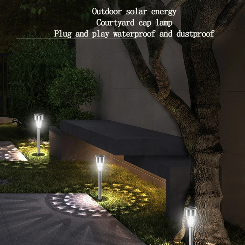 Solar Street Light Outdoor Garden Light Plugging Garden Light Light Control Induction Lighting Lawn Light GL354