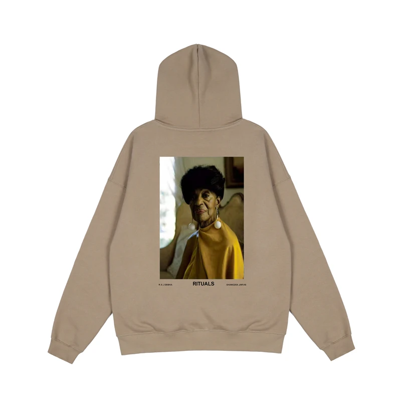 

7th Collection Essentials of God Human Painting Print Hoodies High Quality Oversized Pullover Men Women Streetwear Hoodies