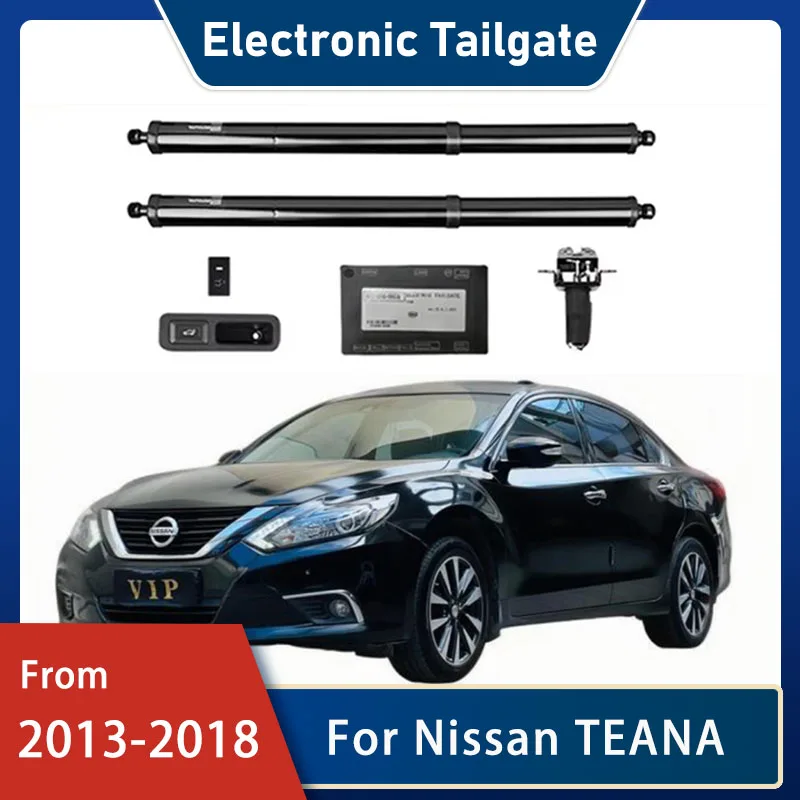 Фото Для Nissan TEANA 2013-2018 автомобильный электрический электродвигатель задней двери для датчика удара багажника автомобильный аксессуар комплект питания задней двери №1