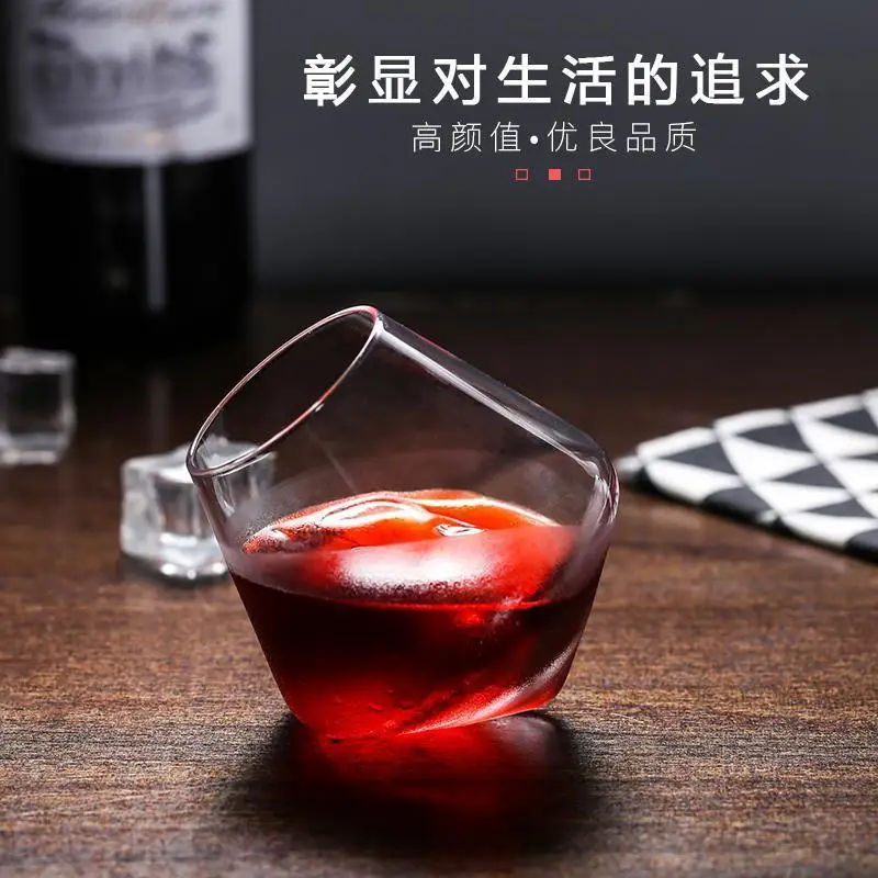Качалка для виски пива с кристаллами бокалы вина стакан ликера коньяк Martell бокал