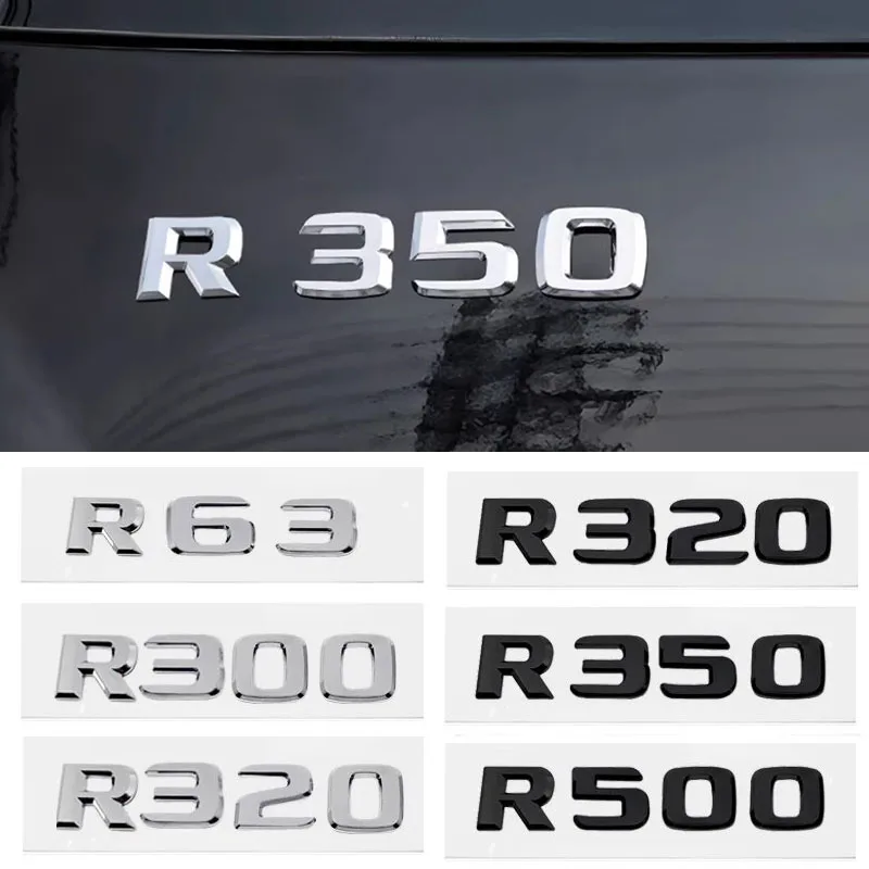 

Наклейка на заднюю часть багажника Mercedes Benz R63 R300 R320 R350 R500 R