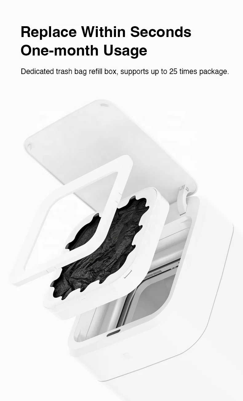 Автоматическая умная мусорная корзина с датчиком изменения яркости