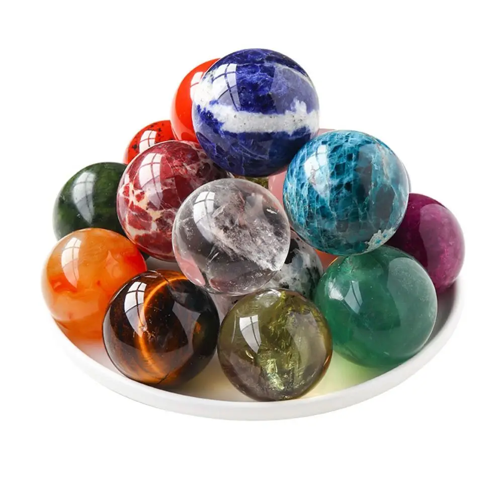 

Decoration Seven Star Array Souvenirs Gift Heal the Mind Crystal Ball Original Stone Ball Ornaments Natural Crystal