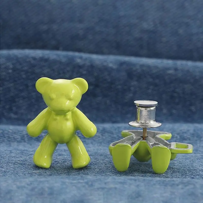 2/3/4 компл. съемные металлические пуговицы уникальный дизайн с медведем прочный