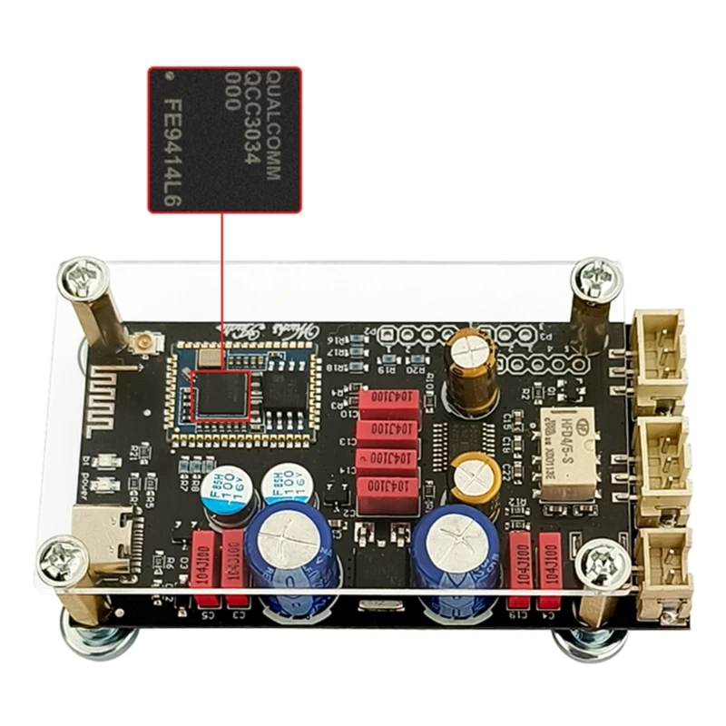 

Плата цифрового усилителя мощности, плата цифрового сабвуфера AMP QCC3034 QCC5125, Прямая поставка