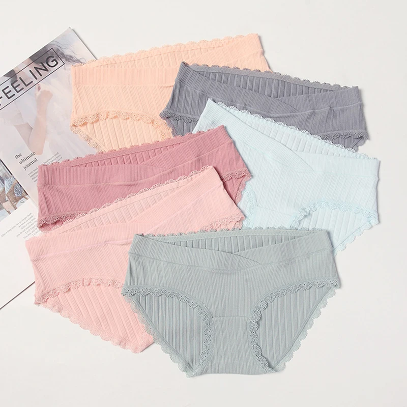 

Высококачественное послеродовое нижнее белье, женские хлопковые дышащие трусики для беременных
