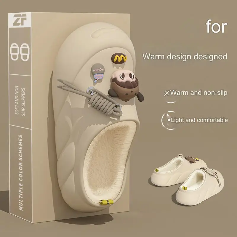 Женские хлопковые тапочки с облаками цвет в ассортименте