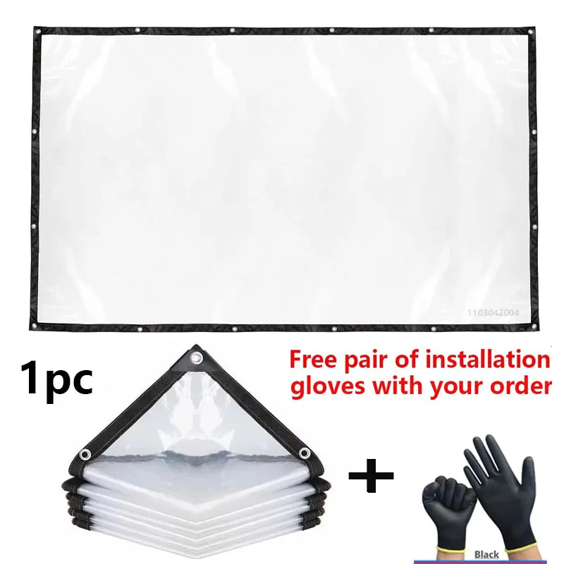 

Прозрачный водонепроницаемый брезентовый тент