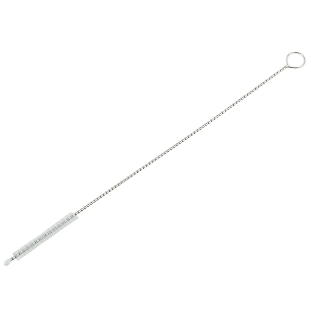 

Kitchen Supplies Drinking Straw Brush Cleaner 10pcs 17cm Cleaning Tools Nylon Silver Kitchen Supplies Funnel Necks