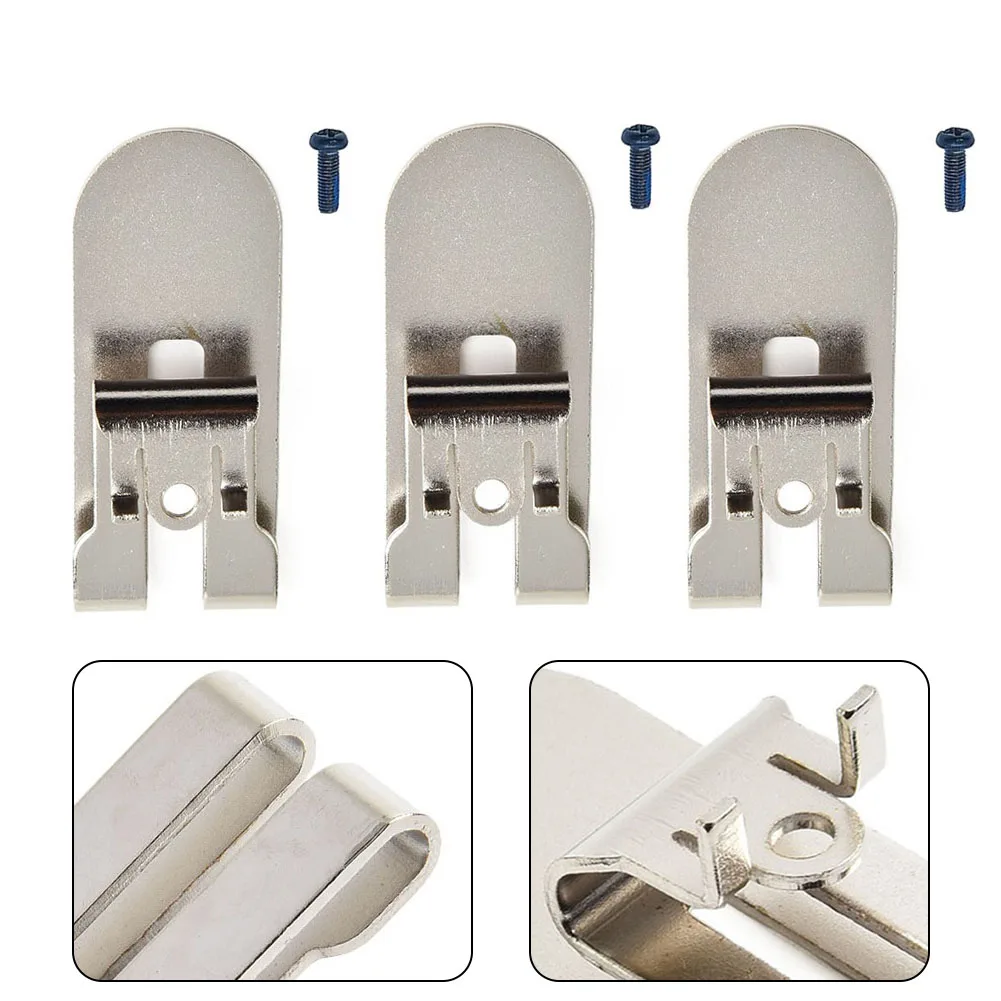 

3Pcs N435687 Belt Hook Clip Kit With Screw For Drill Drive DCF620 DCF620B DCF622 Drywall Screwgun Power Tools Accessories