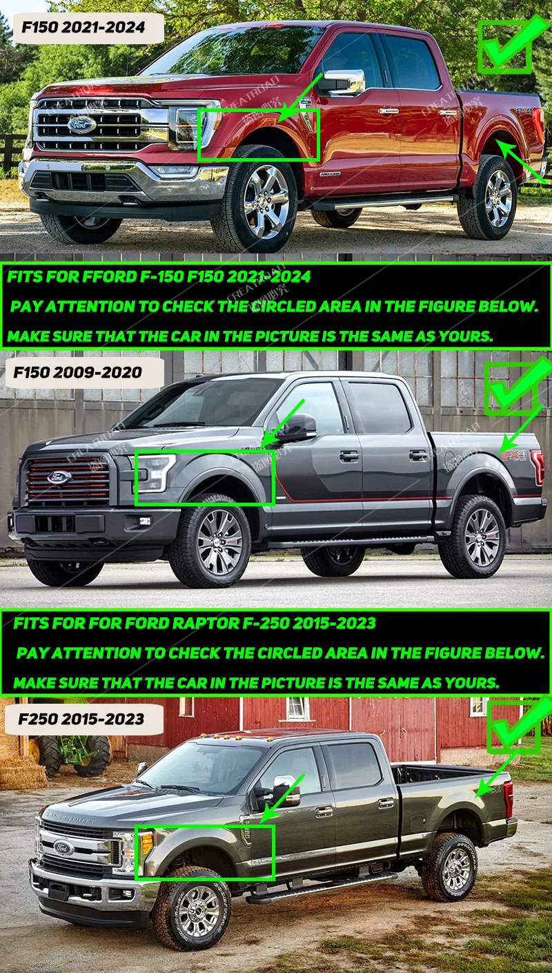 

Брызговики для Ford F-150 F150 F250 2015-2024 2022 2023 2024, брызговики, брызговики, аксессуары для автомобиля