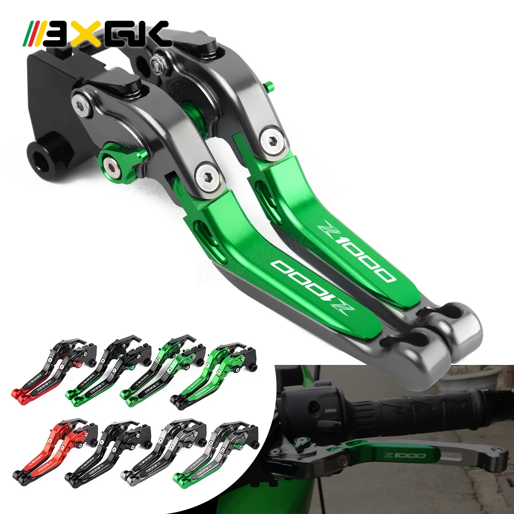 For Kawasaki Z1000 2007 2008 2009 2010 2011 2012 2013 2014 2015 2016 Motorcycle Adjustable Folding Extendable Brake Clutch Lever