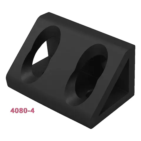 2 шт. алюминиевый профиль, прямоугольный блок, треугольный соединительный кронштейн для 2020, 2040, 3030, 4040, 4080, алюминиевый профиль с V-образным пазом