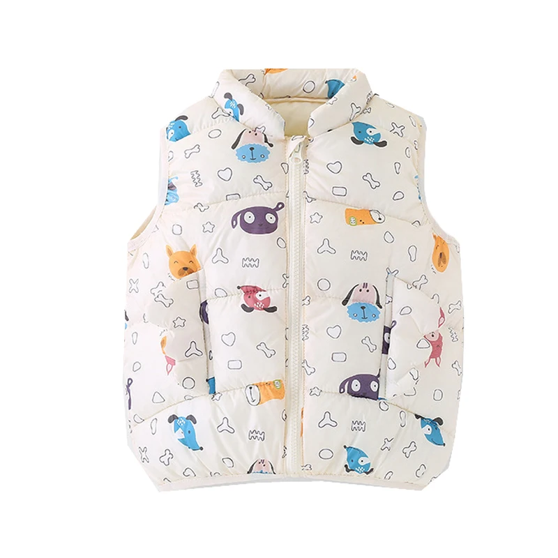 

Children's vests jackets girls' jackets winter heavy cotton boys' jackets new year's clothing thermal jackets baby vests
