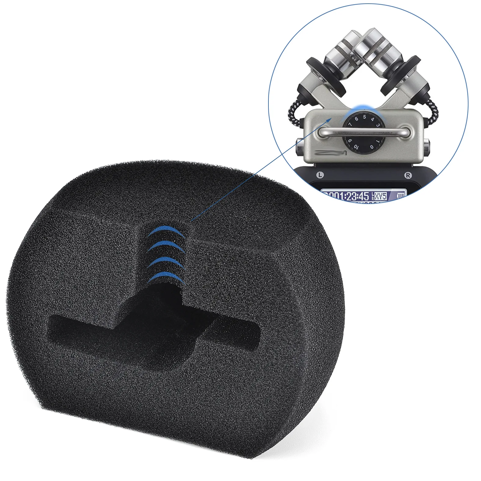 Для ZOOM H5/H6/H8/XYH-6/XYH-5 пылезащитный чехол для микрофона губчатый лобового стекла