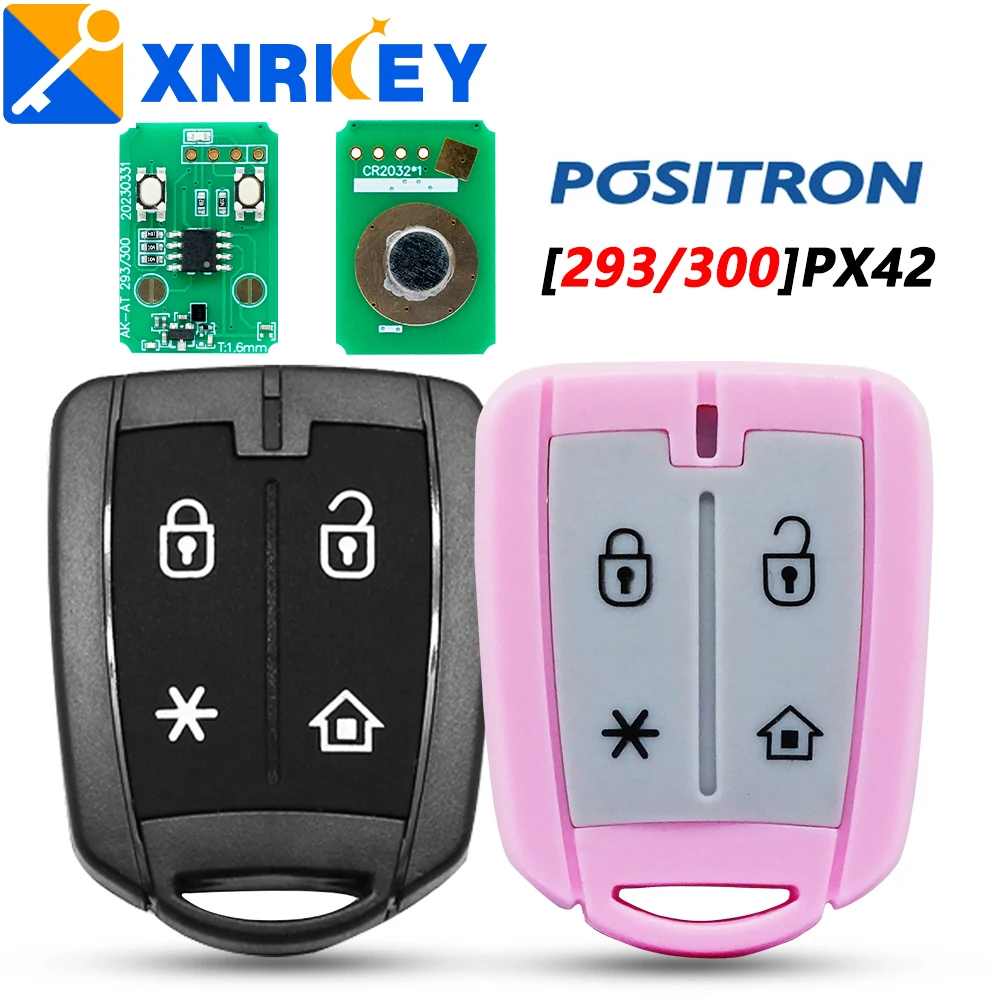 Оболочка только для противоугонной сигнализации 4 кнопки управления с зажимом