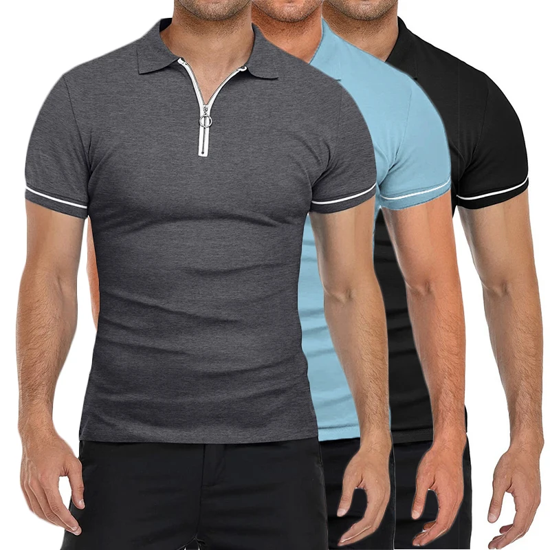 

Summer Short Sleeve Polo t-Shirt Men Oversized t Shirt Formal Social Shirt Blouse Man Football Golf Wear Casual Top Male Clothes