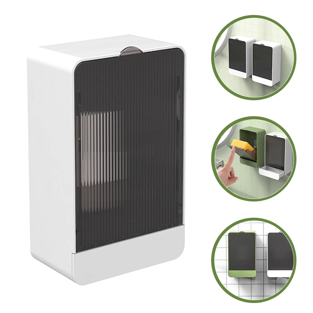 

Holder Dust-proof Creative Bar Soap Dish Holder Bathroom Soap Dish Holder Wall-mounted Soap Holder Shower Soap Holder