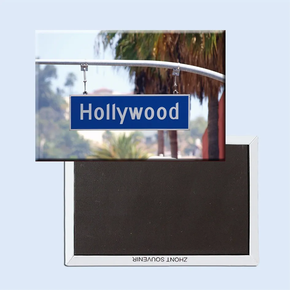 

Дорожные магниты США Memorabilia, США Калифорния Лос-Анджелес голливудский сигнал прямоугольный металлический магнит на холодильник 20923 туристи...