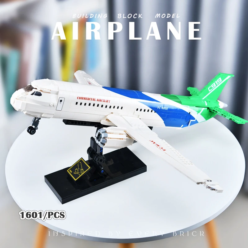 

Конструктор «городской пассажирский самолет» серии Ideas, модель самолета Dreamliner 787, сборные блоки, игрушки для мальчиков, подарок на день рождения, Moc