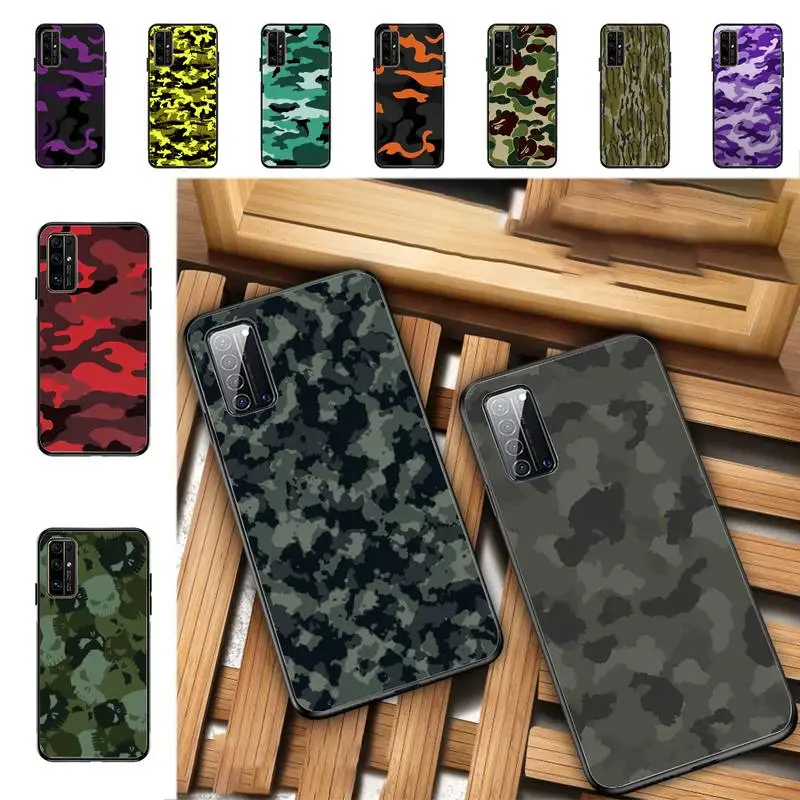 

Camouflage Camo Phone Case for Huawei Honor 10 i 8X C 5A 20 9 10 30 lite pro Voew 10 20 V30