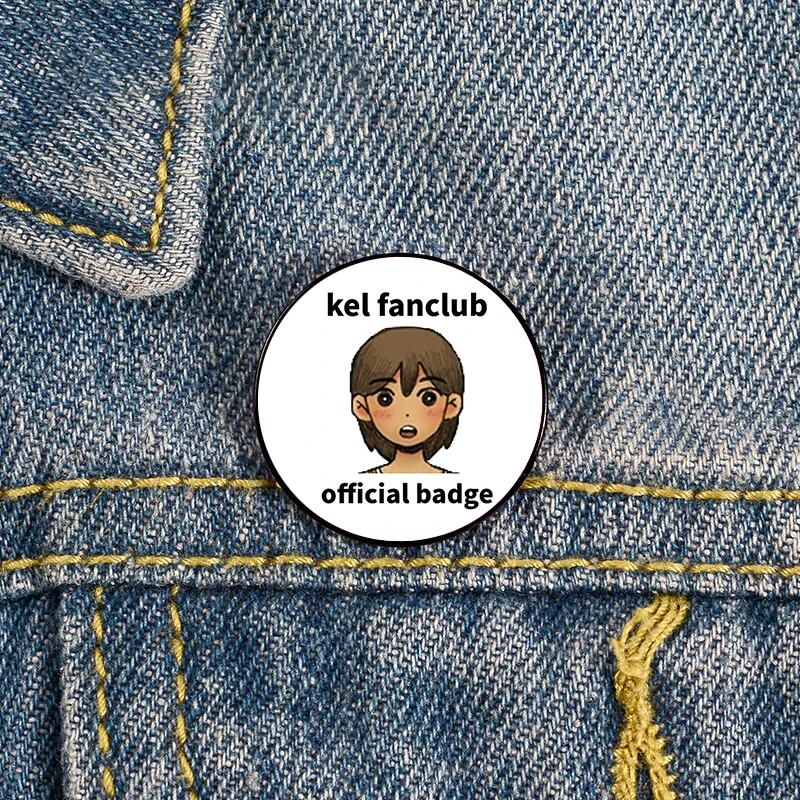 

Omori Kel Printed Pin Custom cute Brooches Shirt Lapel teacher tote Bag backpacks Badge Cartoon gift brooches pins for women