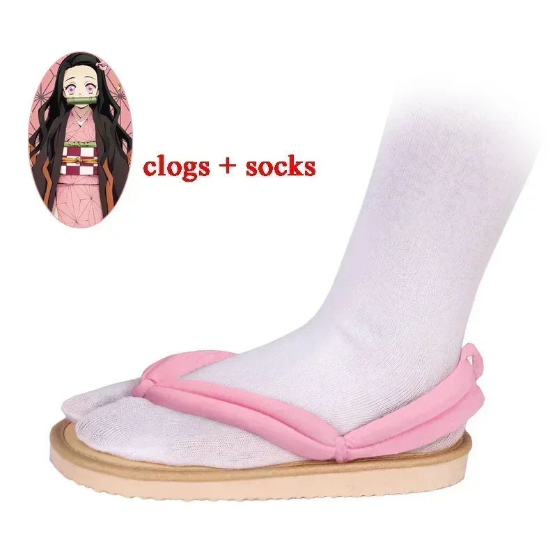 SN66 Аниме Kamado Nezuko Косплей Костюм Demon Killer Kimetsu No Yaiba Кимоно Хаори Парик Сабо Для